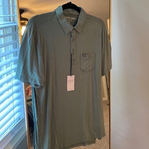 Matte Grey golf polo new with tags